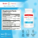 Brain Basics: Opti Lithium Plus™- Opti Lithium Plus: Supercharge Brain Health with Enhanced Nutrient Absorption for Optimal Well-Being.