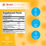 Brain G-Force | for Optimal Brain Function | with Galantamine, R-Lipoic Acid, A-GPC, and Benfotiamine | 45 Servings