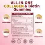 Multi Collagen Gummies Peach flavor