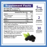 Melatonin Gummies Blackberry Flavor