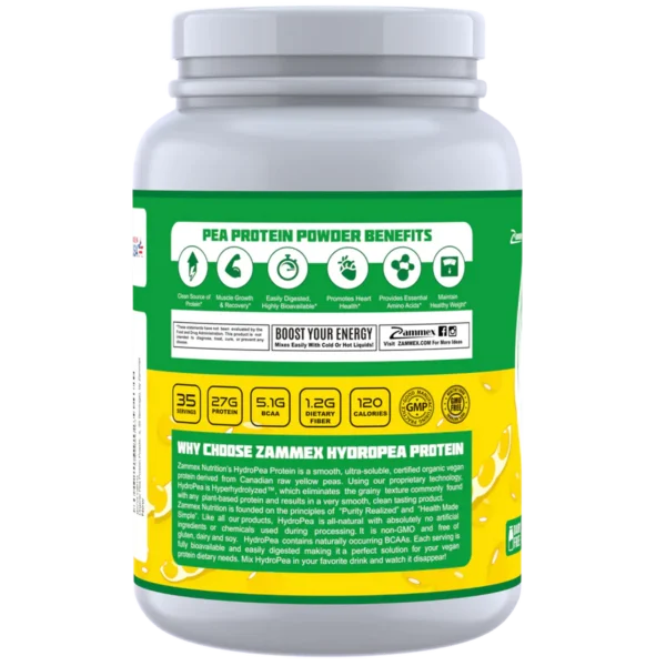 Organic Hydrolyzed Pea Protein-2.62lb